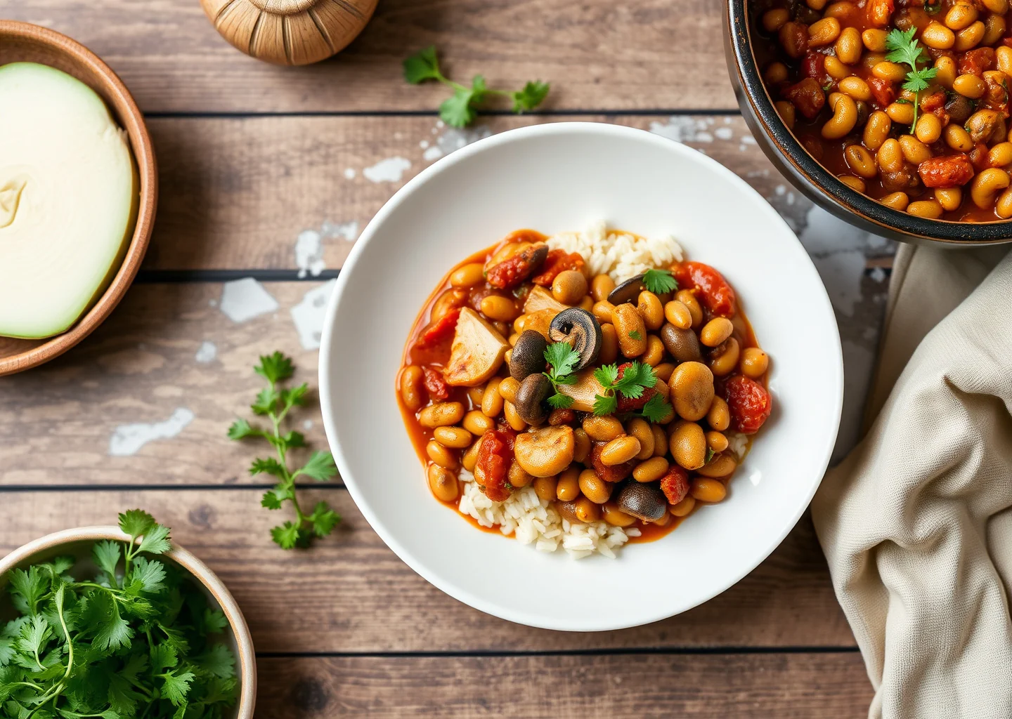 Bean and Mushroom Chili