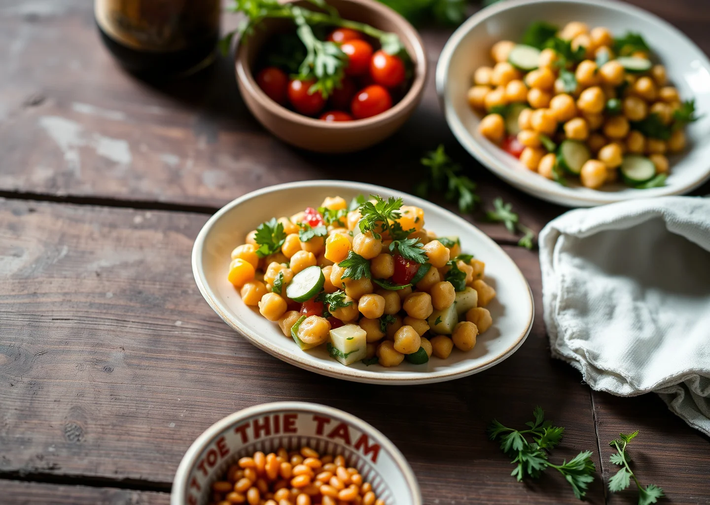 Chickpea Cucumber Salad