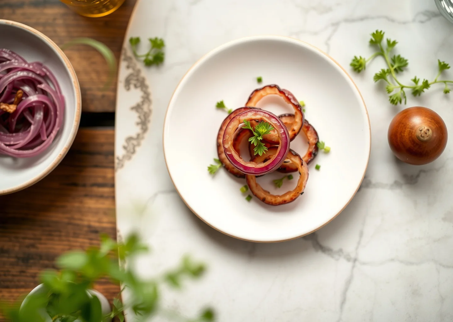 Pickled Red Onion Rings