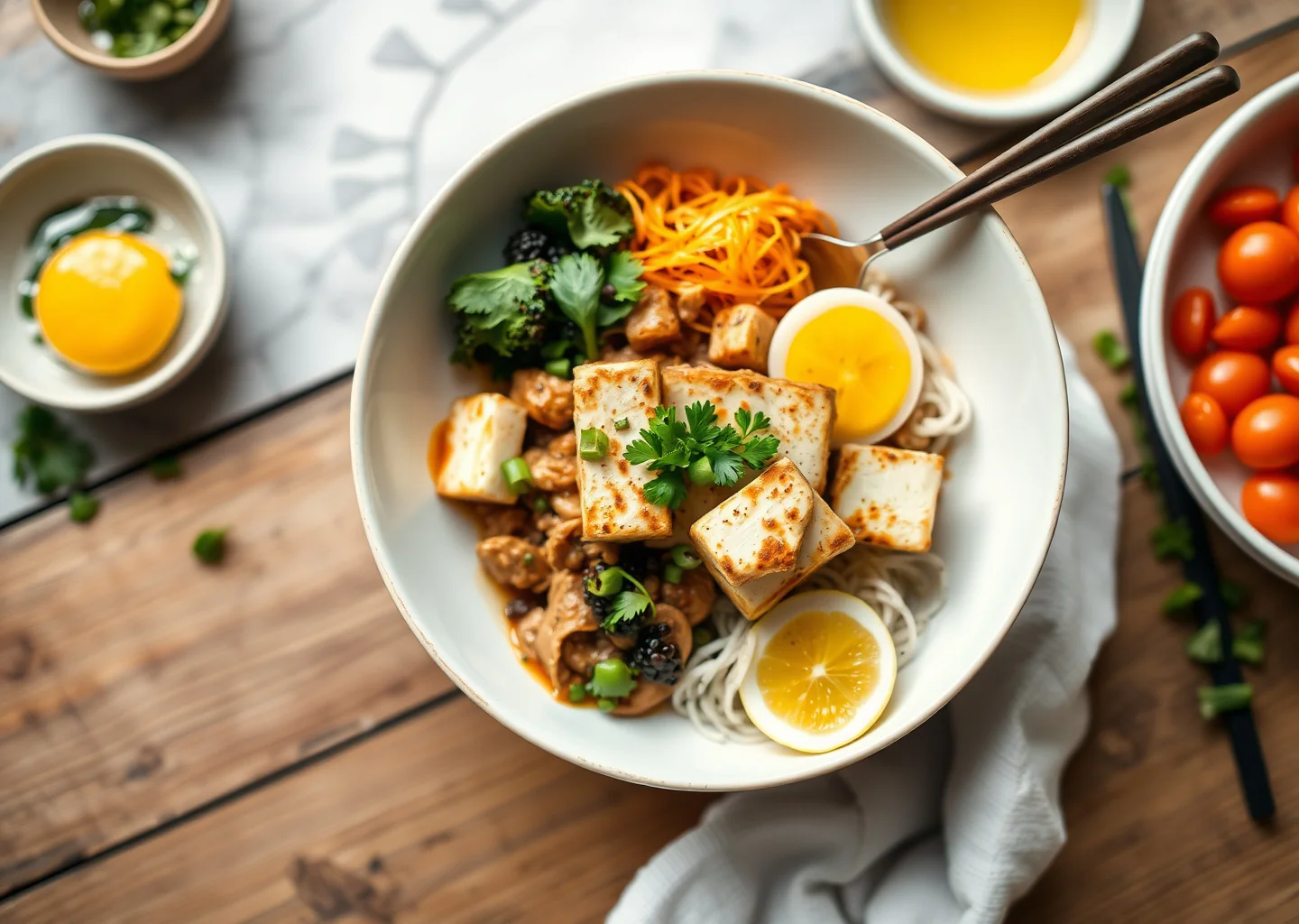 Tofu Bibimbap Bowl