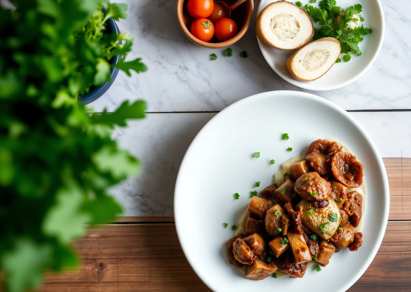 Tempeh Bourguignon
