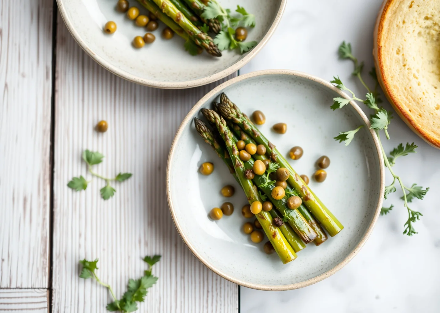 Charred Asparagus with Capers
