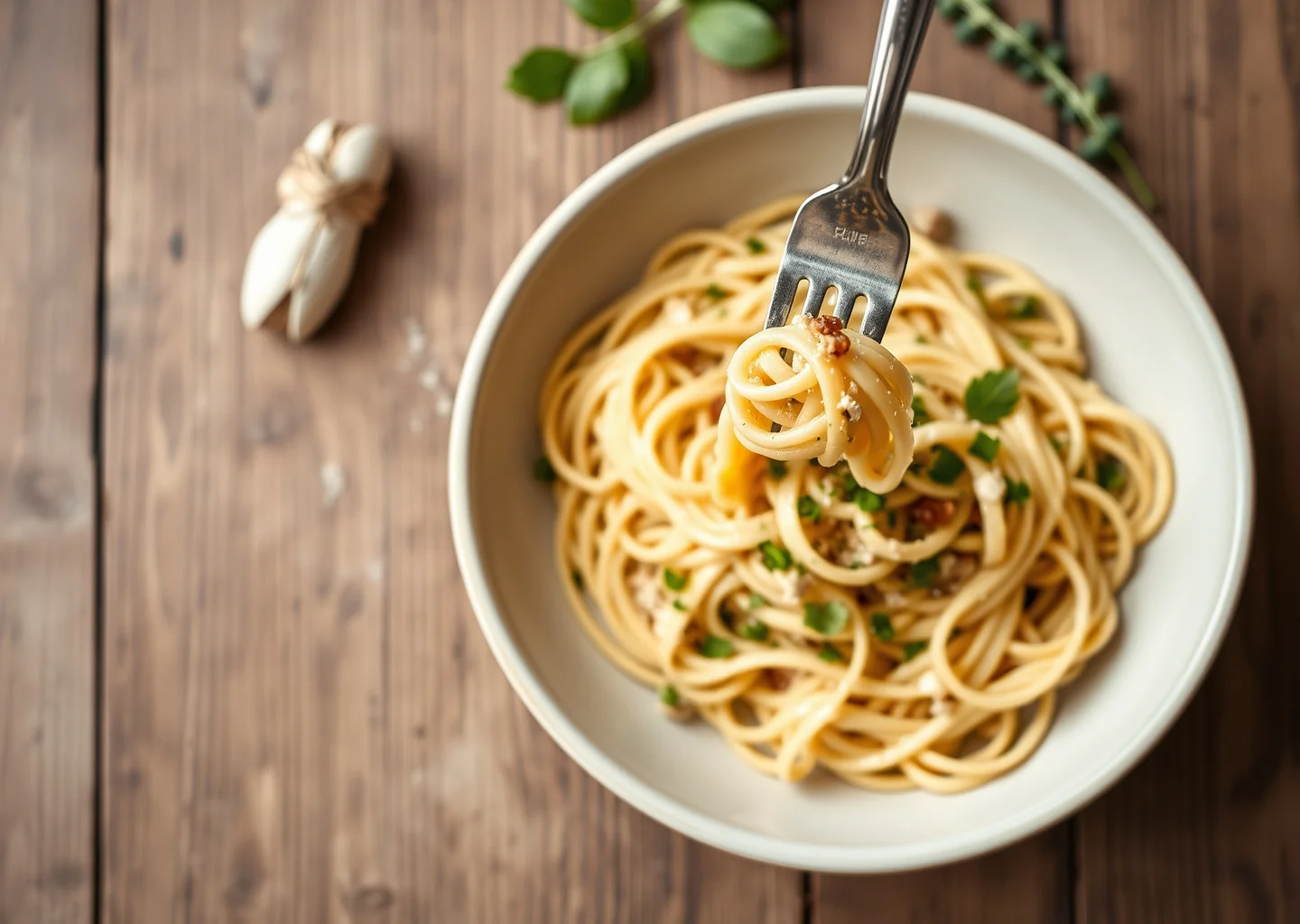Wild Garlic Tagliatelle
