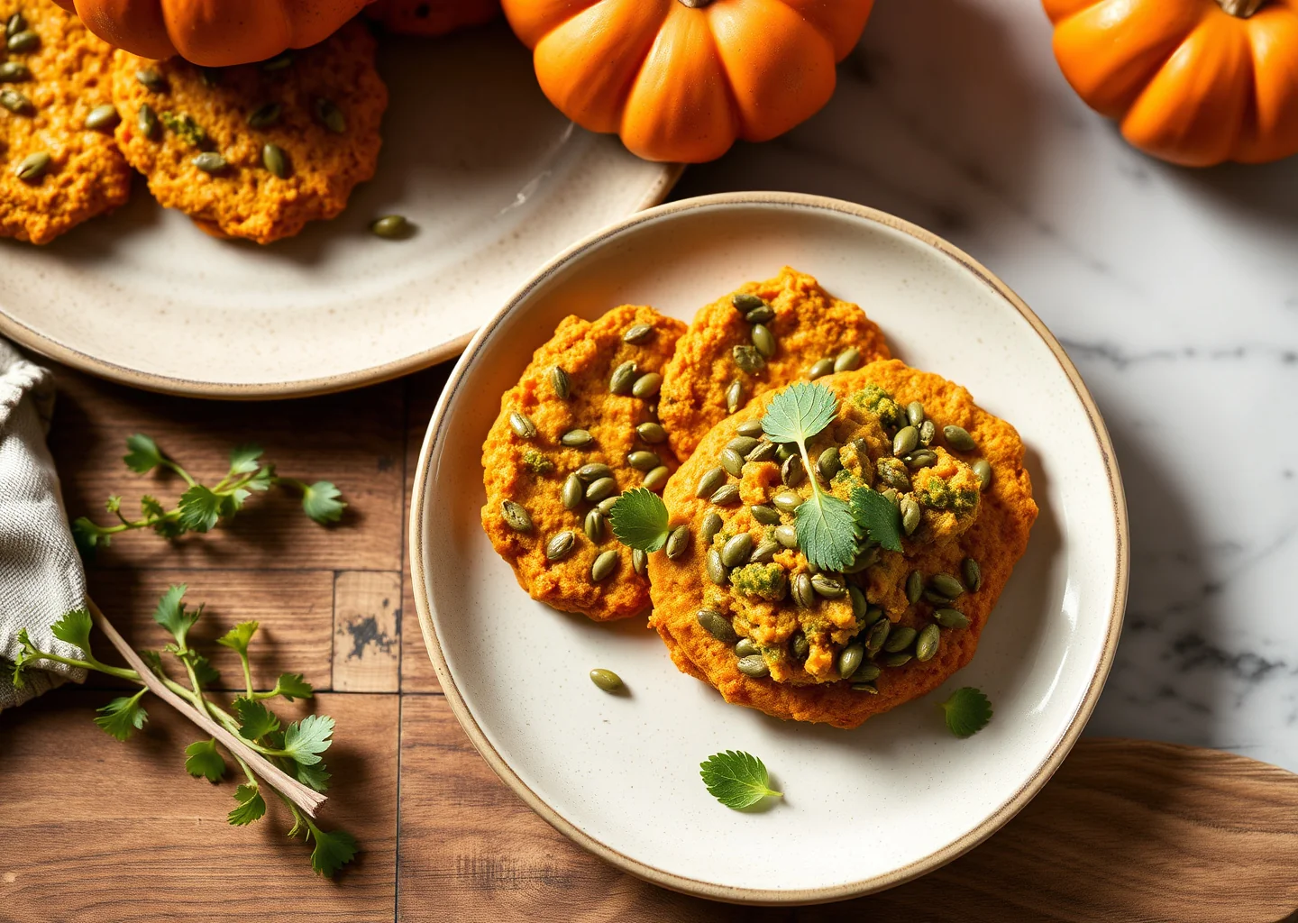 Pumpkin Seed Pesto Crackers