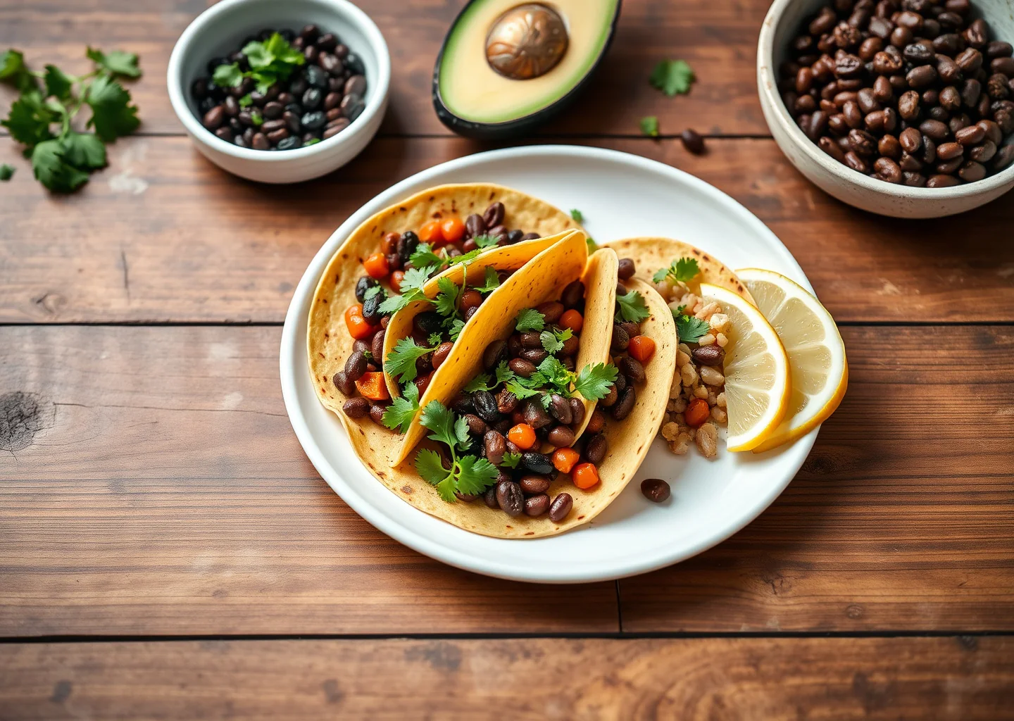 Black Bean Sweet Potato Tacos
