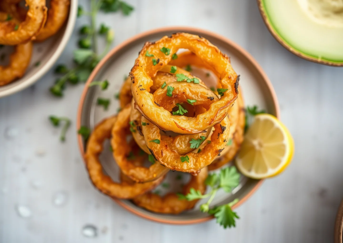 Charred Onion Rings