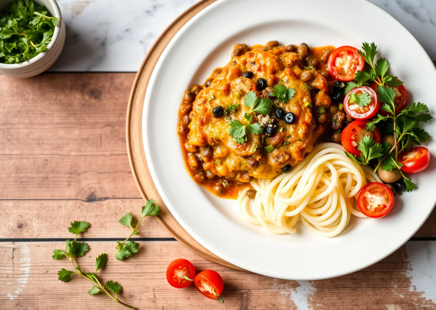 Aubergine and Lentil Moussaka
