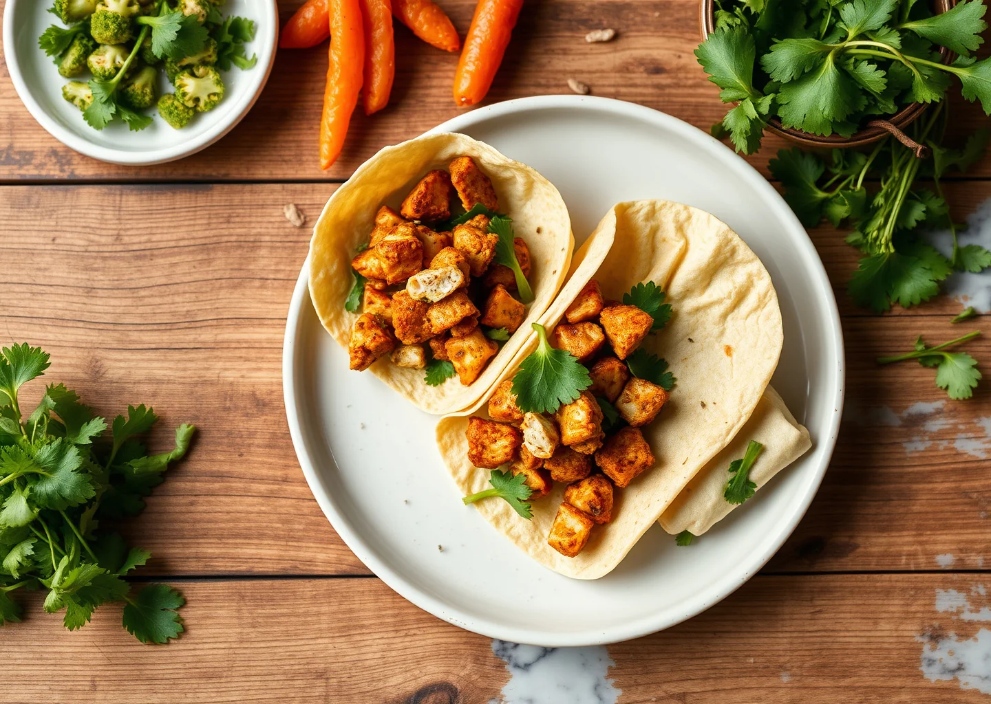 Spiced Jackfruit Wraps
