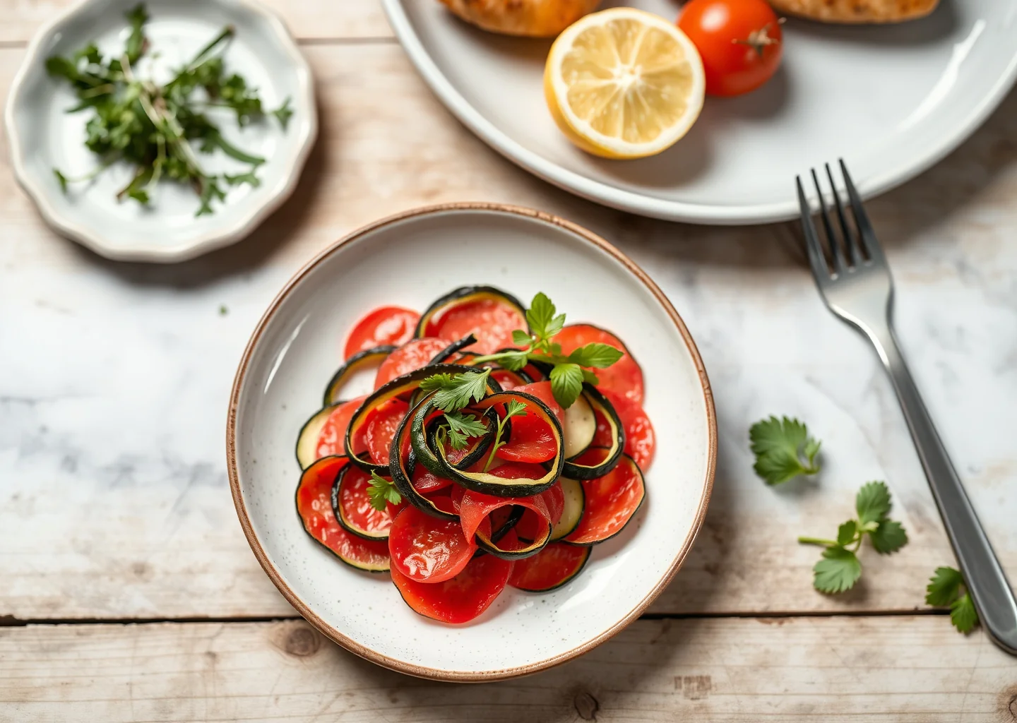 Zucchini Ribbon Carpaccio