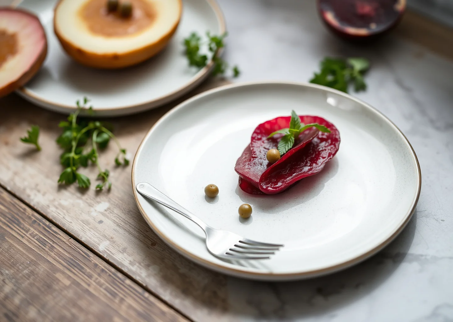 Beetroot Carpaccio with Capers