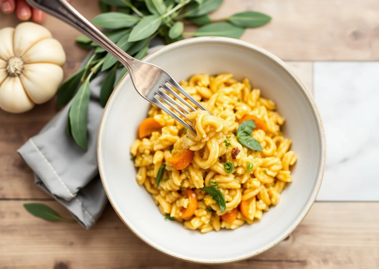 Pumpkin and Sage Risotto