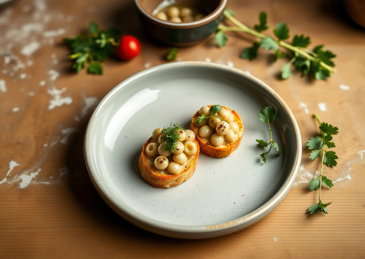 Fava Bean Crostini